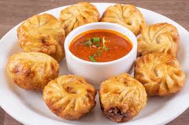CHICKEN PAN FRIED MOMO 6PCS