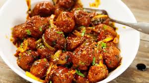 GARLIC VEG. MANCHURTAN (DRY) 8pes