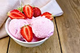 STRAWBERRY ICE CREAM